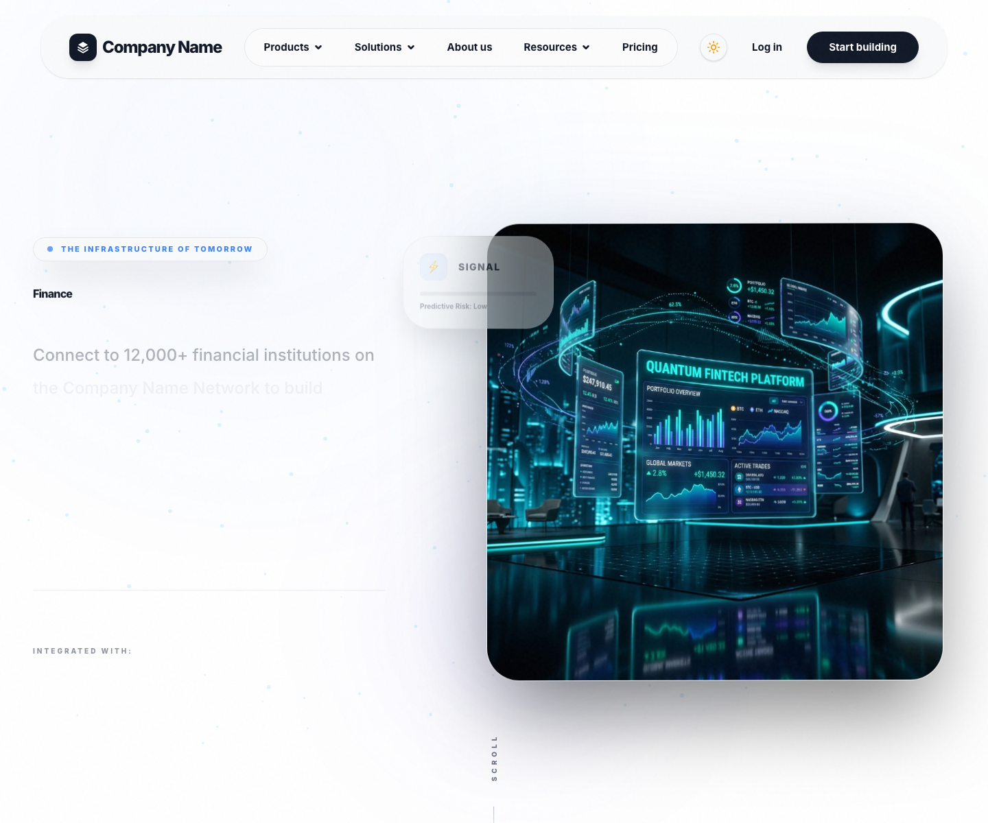 Company Website 1 Variant B website template screenshot